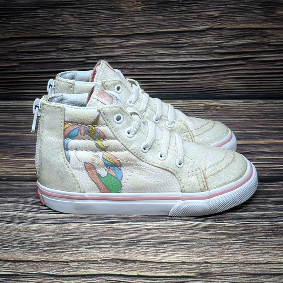 girl rainbow vans